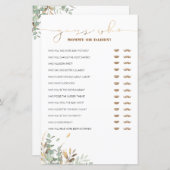 Raten Sie mal, wer Mama oder Papa Baby Shower Game (Vorne/Hinten)