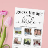 Raten Sie mal, wie alt das Bride Brautparty Game i