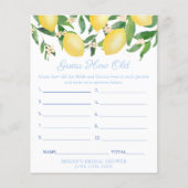 Raten Sie mal, wie alt der Polterabend ist Flyer (Vorne)