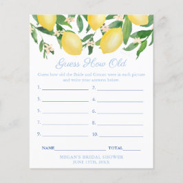 Raten Sie mal, wie alt der Polterabend ist Flyer