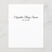 Raten Sie mal, wie alt | Foto Brautparty Game (Rückseite)