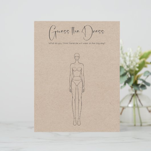 Raten Sie mal, wie das Dress-Brautparty-Spiel läuf (Stehend Vorderseite)