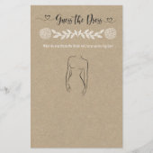 Raten Sie mal, wie das Dress-Brautparty-Spiel läuf (Vorderseite)