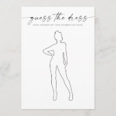 Raten Sie mal, wie das Dress Brautparty-Spiel läuf Programm (Vorderseite)