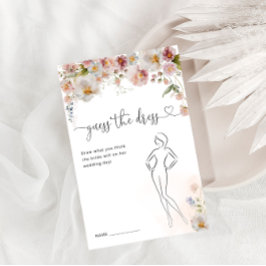 Raten Sie mal, wie das Dress Brautparty Stationery