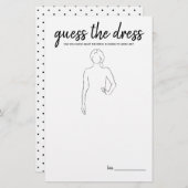 Raten Sie mal, wie das Dress Minimalistisch Brautp (Vorne/Hinten)