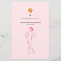 Raten Sie mal, wie das Dress Spritz Brautparty Gam