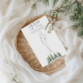 Raten Sie mal, wie das Kleid Winter Bridal Game