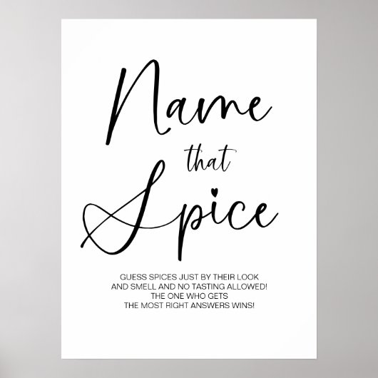 Raten Sie mal, wie das Spice-Brautparty-Spiel-Zeic Poster (Vorne)