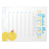 Raten Sie mal, wie das süße Schlammerschwingel-Spi Notizblock (Vorderseite)