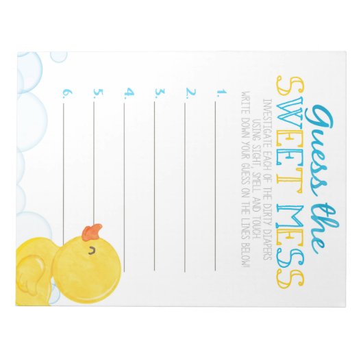 Raten Sie mal, wie das süße Schlammerschwingel-Spi Notizblock (Vorderseite)