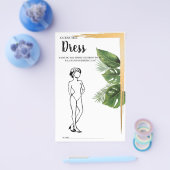 Raten Sie mal, wie das tropische Palm-Brautparty-D Flyer (Einzeln)