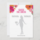 Raten Sie mal, wie die Dress Brautparty Game Card Einladung (Vorderseite)