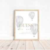 Raten Sie mal, wie viele Baby Shower Game Schild B