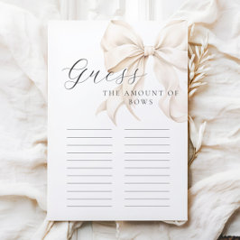 Raten Sie mal, wie viele Baby Showscherzen