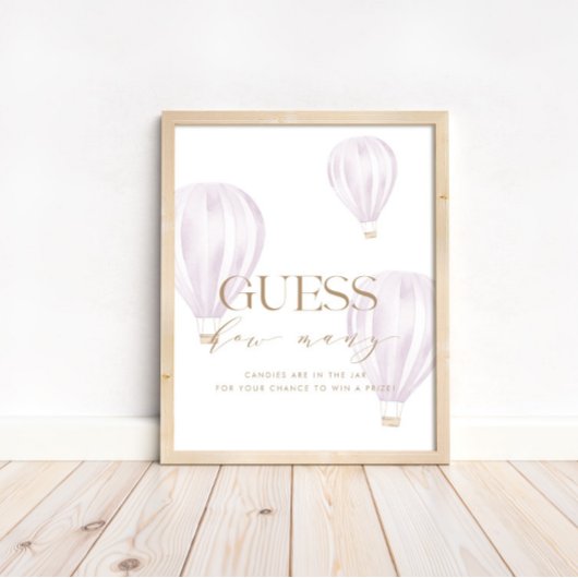 Raten Sie mal, wie viele Babydusche das Spiel mit  Poster