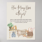 Raten Sie mal, wie viele Boho Baby Kinderzimmer Sh Poster (Vorne)