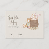 Raten Sie mal, wie viele Boho Kinderzimmer Showspi Begleitkarte (Vorderseite)