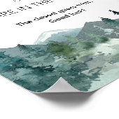 Raten Sie mal, wie viele Gummibären rustikale Berg Poster (Ecke)