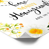 Raten Sie mal, wie viele Honigwaben sich in dem Sc Poster (Ecke)