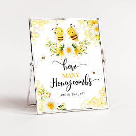 Raten Sie mal, wie viele Honigwaben sich in dem Sc Poster