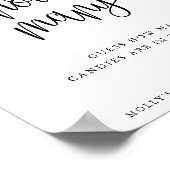 Raten Sie mal, wie viele Minimalistische Kalligraf Poster (Ecke)