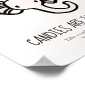 Raten Sie mal, wie viele Niedliche rosa Elefanten  Poster (Ecke)