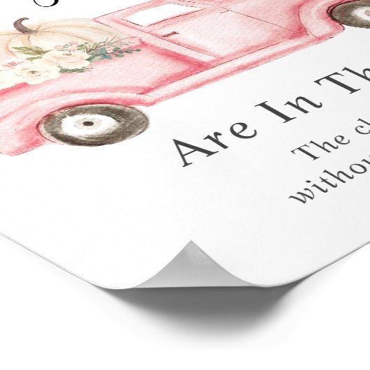 Raten Sie mal, wie viele Pumpkins Baby Showspiele Poster (Ecke)