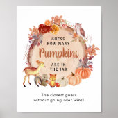 Raten Sie mal, wie viele Pumpkins Baby Showspiele Poster (Vorne)