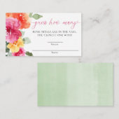 Raten Sie mal, wie viele rosa orangefarbene Pony-B Begleitkarte (Vorne/Hinten)