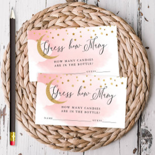 Raten Sie mal, wie viele rosa über der Mondratenka Begleitkarte