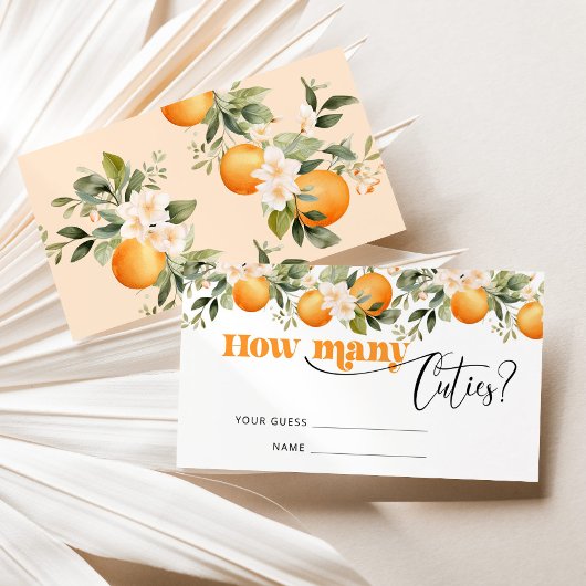 Raten Sie mal, wie viele Süssen Babydusche spielen Begleitkarte