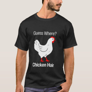 Raten Sie mal, wo Hühnerhut Funny Chickens Spaß Jo T-Shirt