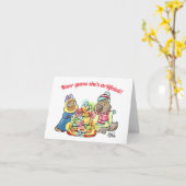 Raten Sie nie, dass sie eine künstliche Weihnachts Karte (Gelbe Blume)