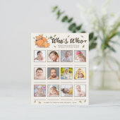 Raten Sie, welches Baby Picture Baby Shower Game d (Stehend Vorderseite)