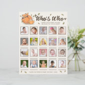 Raten Sie, welches Baby Picture Baby Shower Game d (Stehend Vorderseite)