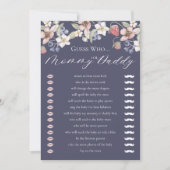 Raten Sie, wer Berry Sweet Baby Shooting Game Card Einladung (Vorderseite)