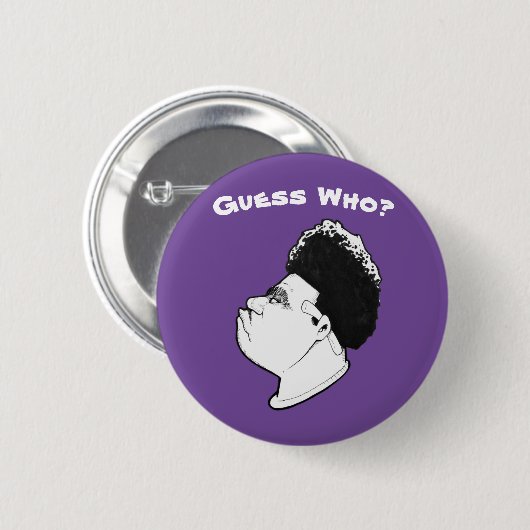 Raten Sie, wer Button (Vorne & Hinten)