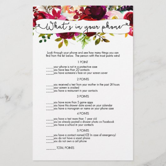 Raten Sie, wer + Handyspiele, bordeauxrot floral 3 (Rückseite)