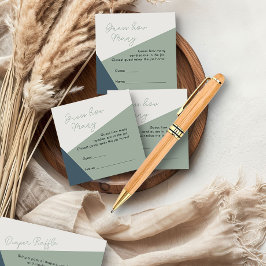 Raten Sie, wie viele Spiel einfache Seite grüne Tr Begleitkarte