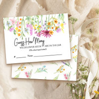 Raten Sie, wie viele Wildblumen-Spielkarten Sie ha