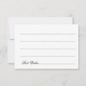 Ratenkarte Brautparty Turq Funkelleuchten Einladung (Rückseite)