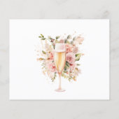 Ratenkarte | Brunch & Bubbly Brautparty Flyer (Hinten)