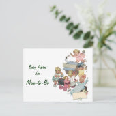 Ratenkarte der Mama, Vintages Kinderspielzeug Postkarte (Stehend Vorderseite)