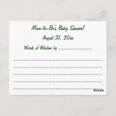 Ratenkarte der Mama, Vintages Kinderspielzeug Postkarte (Rückseite)
