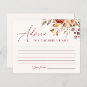 Ratenkarte für die Blume von Autumn Boho (Vorne/Hinten)