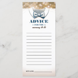 Ratenkarte für die Mama | Boy Baby Dusche Programm