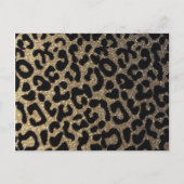 Ratenkarte | Leopard-Glitzer Hinweiskarte (Rückseite)