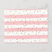 Ratenkarte Rosa Heißluftballon Tiere Dschungel Begleitkarte (Rückseite)