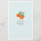 Ratess Who Citrus Orange Brautparty (Rückseite)